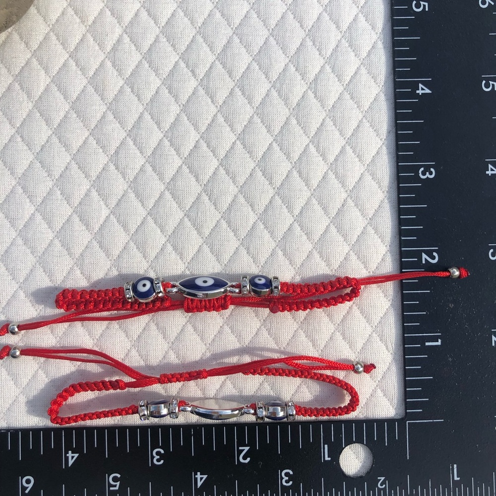 Beautiful Red Adjustable Bracelets With Evil Eye … - image 6